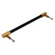 Black Golden Large Cylinder Glass Door Handles